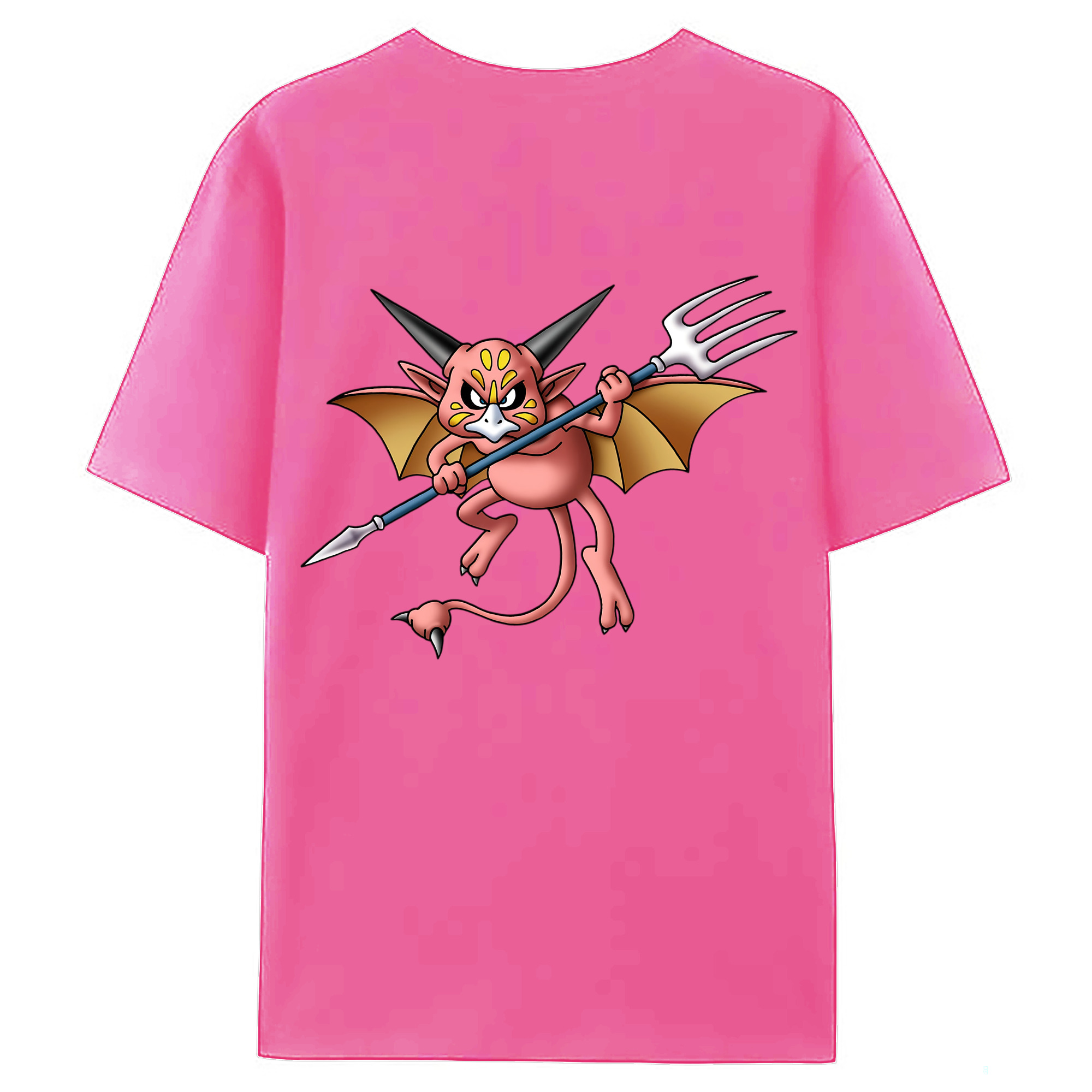 （画像用） ドラゴンクエスト Doragon Kuesuto Dragon Quest レディース半袖Tシャツ(バックプリント)